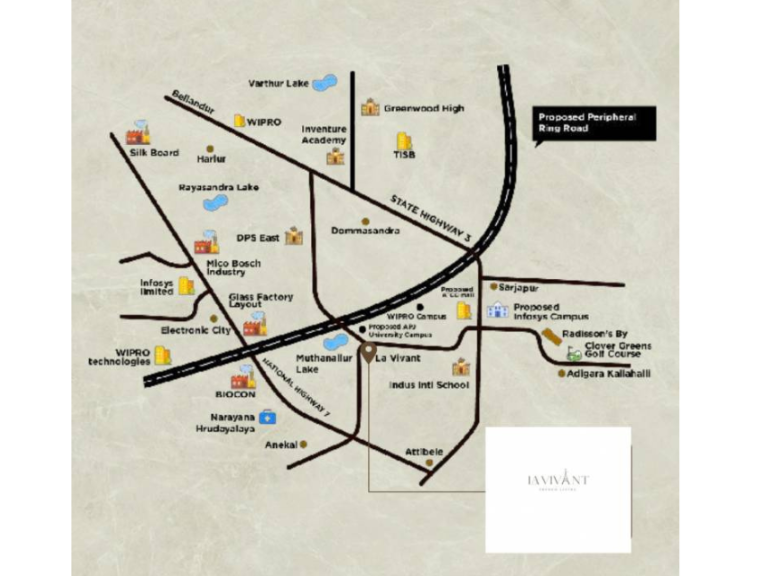 ATCO La Vivant location-map